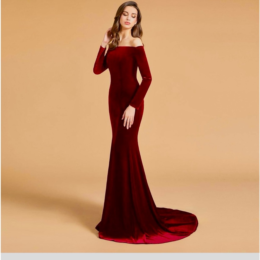 Velvet mermaid dress